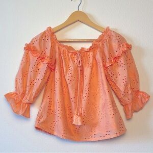 ANTHROPOLOGIE SEEN WORN KEPT FLORA BLOUSE‎ SIZE 2